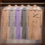 AVLA 50 Pack Plastic Garment Bags, Clear Dry Cleaner Bags, Dry Cleaning Hanging Clothes Cover, Transparent Coat Suit Dust Cover Protector Bag for Closet Storage, Home, Laundry, Laundrette, 23 x 59 In - Image 8