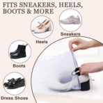 5 Pack Clear Shoe Bags for Travel, 15.7"×11.8" PEVA Drawstring, Water-Resistant, Fits up to Men’s 12–13, Reusable Storage for Shoes, Clothes & Toiletries, Keep Luggage Tidy & Odor-Free - Image 6