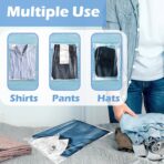 Cellophane Bags, 70 Pcs Resealable Clear Poly Bags for Clothes, Shirt Bag, Decorative Wrappers, Party Favors & Artwork(12x16) - Image 7