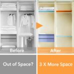 SpaceAid Jumbo Vacuum Storage Bags, Space Saver Sealer Compression Bags for Comforters, Blankets, Pillows, Bedding, Clothes (X-Large 3 Pack) - Image 7