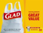 Glad Tall Kitchen Trash Bags 13 Gallon, Unscented Garbage Bags, Handle-Tie, 50 Count - Image 8