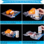 42 PCS Sous Vide Vacuum Sealer Set - 30 Reusable Bags, 5 Clips and Sealing Clips for Anova, Joule Cookers - Image 7