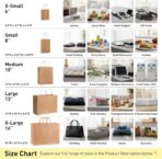 SUNCOLOR 25-Pack White Bags with Handles - Medium 8"×4.5"×10" Shopping Bags - Sturdy Kraft Paper Gift Bags for Retail, Party Favors, Merchandise, Business - Eco-Friendly Packaging - Image 4