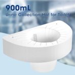 Urine Hats for Toilets, Specimen Collection Pan, Universal Toilet Hats to Catch Urine, 6 Pack 30oz/900cc Pee Urinal Sample Cup Containers for Women and Elderly - Image 3