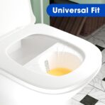 Urine Hats for Toilets, Specimen Collection Pan, Universal Toilet Hats to Catch Urine, 6 Pack 30oz/900cc Pee Urinal Sample Cup Containers for Women and Elderly - Image 9