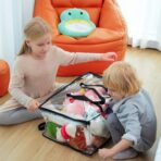 Vieshful 3 Pack Clear Clothes Storage Bag, 40L Plastic Blanket Storage Bag with Zipper, Foldable Closet Organizer, Moving bags for Comforter, Blanket, Bedding, Duvet, Toys - Image 8