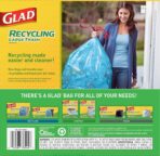 Glad Trash Bags, Large Drawstring Garbage Bags, 30 Gallon Blue Trash Bags for Large Kitchen Trash Can or Recycling, 28 Count - Packaging May Vary - Image 8