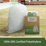 TYPLASTICS 300 Count 13 Gallon Tall Kitchen Drawstring Trash Bags, GRS Compliant, Eco-Friendly Recycled Material - Image 4