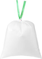 TYPLASTICS 300 Count 13 Gallon Tall Kitchen Drawstring Trash Bags, GRS Compliant, Eco-Friendly Recycled Material - Image 6