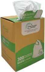 TYPLASTICS 300 Count 13 Gallon Tall Kitchen Drawstring Trash Bags, GRS Compliant, Eco-Friendly Recycled Material - Image 7