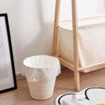 Small Trash Bags 4 Gallon - 100 Count 4 Gallon Trash Bag, Small Garbage Bags for Office Bedroom Bathroom Trash Bags, White 4 Gal Small Trash Can Liners - Image 3