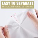 Small Trash Bags 4 Gallon - 100 Count 4 Gallon Trash Bag, Small Garbage Bags for Office Bedroom Bathroom Trash Bags, White 4 Gal Small Trash Can Liners - Image 6