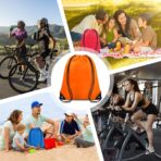 Drawstring Backpack Bulk 42 Pcs String Backpack Drawstring Bags Cinch Bag Sackpack for Men Women Gym 14 Colors - Image 8