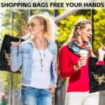 Heran 200PCS Thank You Bags with Handle Black Sale Bag for Small Business Clothes Boutique Gift, 3 Sizes Plastic Retail Grocery Shopping Bags, Reusable Goodie Bag Bulk for Store Party Favor Purchase - Image 7