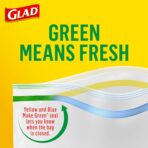 Glad Zipper Food Storage Plastic Bags, Gallon, 20 Count (Packaging May Vary) - Image 3