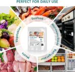 Vacuum Sealer Bags 100 Quart 8"×12" Precut Bags for Food Saver, Commercial Grade, BPA Free, Heavy Duty Food Sealing Bags for Storage, Meal Prep, Sous Vide - Image 3