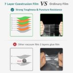 Vacuum Sealer Bags 100 Quart 8"×12" Precut Bags for Food Saver, Commercial Grade, BPA Free, Heavy Duty Food Sealing Bags for Storage, Meal Prep, Sous Vide - Image 5