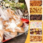 100 PCS Cellophane Treat Bags, 4x6 In Clear Cellophane Gift Bags with Twist Ties Plastic Goodie Bag for Party Favor Cookie Candy Popcorn Bakery Chocolate Gift Wrapping - Image 6