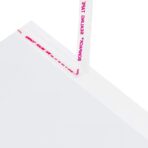 Wowfit 100 Count 12x16 Inch Clear Cellophane Plastic Bags, Resealable Self-Sealing Cello Bags Great for Packaging Clothing, Shirts, Decorative Wrappers, Party Favors, Artwork and More - Image 5