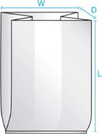 48" x 42" x 48" x 1 mil Clear Eco-Manufactured Plastic Pallet Top Covers (Roll of 150) - Image 3