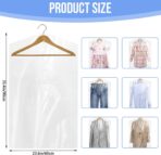 25 Pack Dry Cleaning Bags, 60x90 cm Dry Cleaner Bags Plastic Clear, Dust-proof Plastic Garment Bags, Home Storage, Travel, Moving - Image 3
