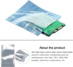 Anti Static Bags ESD Shielding Bags Reusable, [for Electronic Device GPU Hard Drive SSD HDD Motherboard] - 2x4inch/50pcs - Image 4