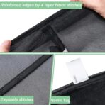 2 Pack Mesh XL Laundry Bags,Machine Washable Dirty Clothes Organizer with Drawstring and ID Tag, Large Laundry Hamper Liner Enough to Laundry Essentials for Travel, Sports(24"x 36",Black) - Image 4