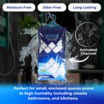 Hanging Moisture Absorber Activated Charcoal 10.6 oz/300g | Moisture Absorbing Bags for Bathroom, Closet & Kitchen | Removes Moisture, Humidity & Odors | Portable Dehumidifier | Set Of 10 - Image 6