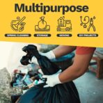 ToughBag 55 Gallon Trash Bags Heavy Duty (100 Count) - 50-60 Gallon Black Garbage Bags, Large Trash Bags - 38 x 58" - Made in USA - Image 6