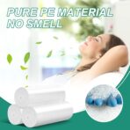Magesh 4 Gallon Trash Bag Strong, Leakage-Free, Small Garbage Bags Unscented Thick for Bathroom, Office, Kitchen Small Trash Can, 15L, 105 Bags, Clear - Image 5