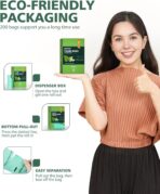 AYOTEE 200 Count 1.2 Gallon Small Biodegradable Trash Bags, Compost Bags for Countertop Bin, 4.5 Liter Mini Trashbags Compostable Trash Bag Small Waste Basket Liners for Bathroom Kitchen Pet - Image 6