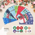 Linelglobal Christmas Treat Bag, Small Xmas Gift Bag for Kid Holiday Goodie Party Favor Paper 24 Pack - Image 7