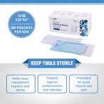 200 Pouches Dental Self-Sealing Sterilization Pouches 2.25x5 inch 200/Box 1 Box - Image 5