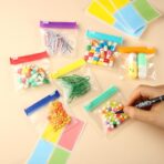 39 Pcs Pill Pouchs Zippered Pill Bags for Travel Reusable with 28Pcs Small Pill Organizer Pouches and 10pcs Sticker for Medicine Organizer Bags - Image 3