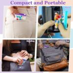 39 Pcs Pill Pouchs Zippered Pill Bags for Travel Reusable with 28Pcs Small Pill Organizer Pouches and 10pcs Sticker for Medicine Organizer Bags - Image 4