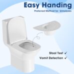 Urine Hats for Toilets, Specimen Collection Pan, Universal Toilet Hats to Catch Urine, 25 Pack 30oz/900cc Pee Urinal Sample Cup Containers for Women and Elderly - Image 8