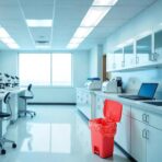 Geiserailie 1 Set 5.3 Gallon Biohazard Trash Can with Foot-Operated Self-Closing Lid, Biohazard Labels & Bags for Lab Industrial Infectious Waste Disposal, Step to Open, Step Again to Close - Image 6