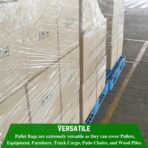 Farm Plastic Supply Pallet Covers - 3 Mil (55' x 53' x 75') - Heavy Duty Construction Grade Strength, Tear Resistant, Polyethylene Pallet Bags, Outdoor Protection, and Pallet Storage (Clear, 5 Pack) - Image 5