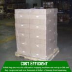 Farm Plastic Supply Pallet Covers - 3 Mil (55' x 53' x 75') - Heavy Duty Construction Grade Strength, Tear Resistant, Polyethylene Pallet Bags, Outdoor Protection, and Pallet Storage (Clear, 5 Pack) - Image 6