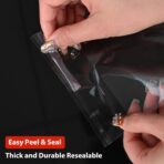Egofine Self Sealing Cellophane Bags 100 PCS Clear Resealable Sleeves Bags for 8.5x11 Photo Mats (Bag Size:8.67x11.02 inches for 8.5x11 Mats) - Image 4