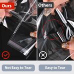 Egofine Self Sealing Cellophane Bags 100 PCS Clear Resealable Sleeves Bags for 8.5x11 Photo Mats (Bag Size:8.67x11.02 inches for 8.5x11 Mats) - Image 5
