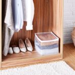 Amazon Basics Clear Zippered Storage Bags for Closet Organization, Stackable Clothing and Linen Storage Containers, 3-Pack - Image 6