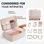 11 Set Packing Cubes for Travel,Gifts for Women Mom Kids,TSA Approved Bags for Makeup, Cosmetic, Toiletry, Organizers for Suitcase Carry On, Cruise Essentials Airplane Accessories, Beige - Image 6