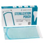 200 7.5 X 13 Self Sealing Sterilization Pouches - Autoclave Sterilizer Bags Pouch for Sterilizing Dental Medical Instruments and Cleaning Tools - Latex-Free, Color Changin Indicator by PlastCare USA - Image 2