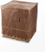 48" x 42" x 48" x 1 mil Clear Eco-Manufactured Plastic Pallet Top Covers (Roll of 150) - Image 2