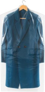 60-Pack Dry Cleaning Bags for Clothes 40-Inch Long - Clear Plastic Garment Bags for Hanging Clothes, Dry Cleaner Plastic Clothing Cover for Suits, Coat, Shirt, & Pants - Image 2