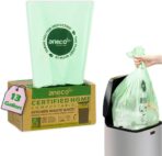 ANECO 100% Compostable Food Waste Bags 13 Gallon, 35 Count, Extra Thick Kitchen Compost Bags, Large Compostable Bags for Tall Kitchen Bin (Pack of 1) - Image 2