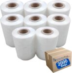 ASSUREPAK LDPE Clear Poly Bags on a Roll - 6"x3"x15" - 2000 bags - Ideal for Food Storage: Meat, Beans, Cookies, Bakery, Grocery Needs, and Small Business Packaging - Image 2