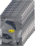 Antistatic Bags, 50pcs Resealable ESD Bags 6x8inches with Labels for GPU Hard Drive SSD HDD and Electronic Device (Ziplock-6X8-50pc) - Image 2