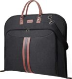 BALEINE Travel Garment Bag, Travel Suit Bag for Men, 42'' Waterproof Carry on Garment Bag for Hanging Clothes, Garment Duffel Bag for Travel Business (Black) - Image 2